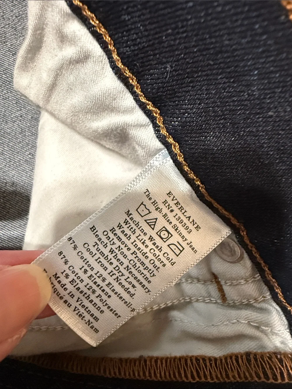 EVERLANE THE HIGH RISE SKINNY JEANS